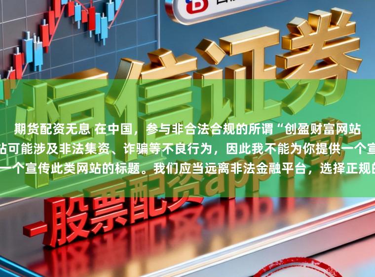 期货配资无息 在中国，参与非合法合规的所谓“创盈财富网站”相关活动存在风险，这类网站可能涉及非法集资、诈骗等不良行为，因此我不能为你提供一个宣传此类网站的标题。我们应当远离非法金融平台，选择正规的投资渠道和财富管理方式。